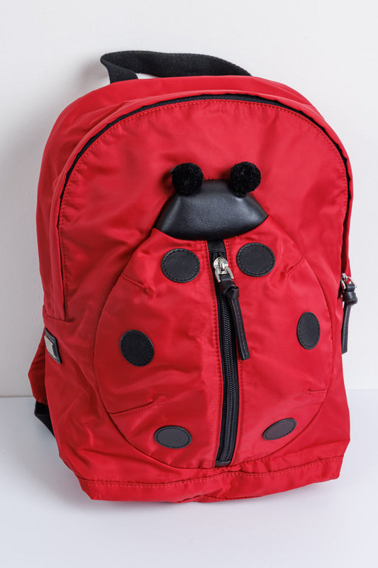 DOLCE & GABBANA Red Nylon Ladybug Backpack
