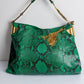 GUCCI Green Python Leather Shoulder Bag | Exquisite Elegance and Luxury