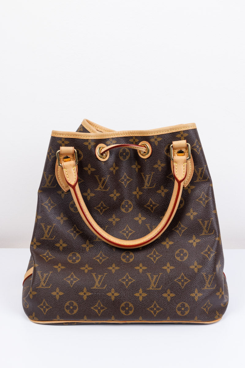 LOUIS VUITTON מונוגרמה בד ניאו חום תיק דלי
