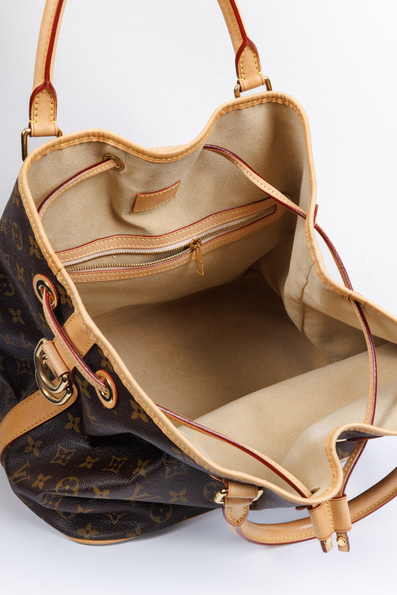 LOUIS VUITTON מונוגרמה בד ניאו חום תיק דלי