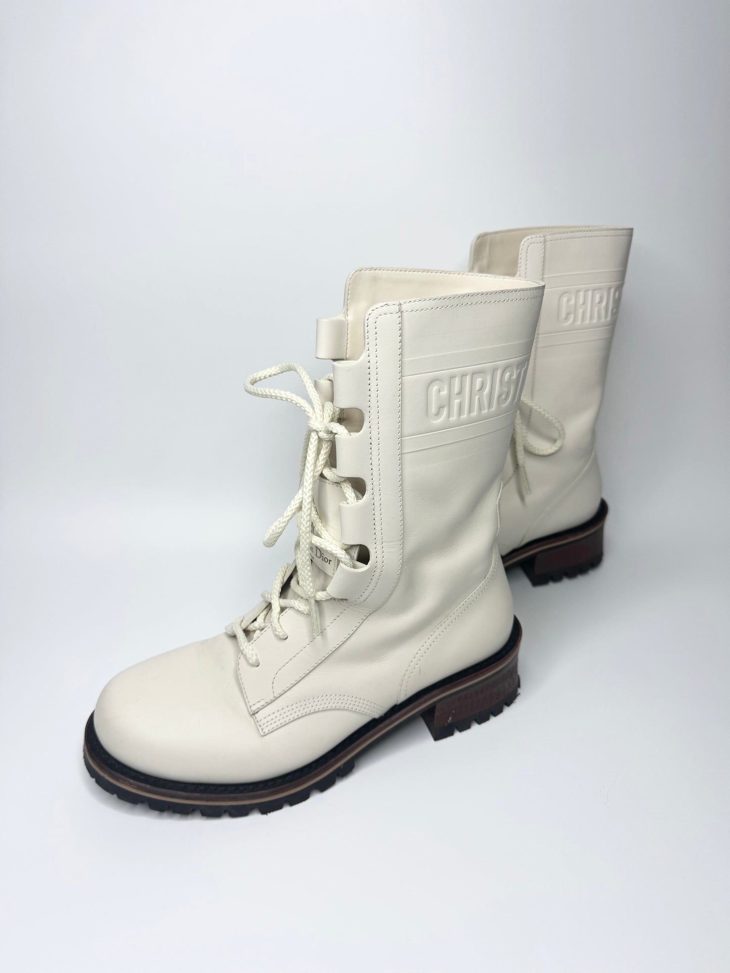 Christian Dior Leather Quest Tall Boots