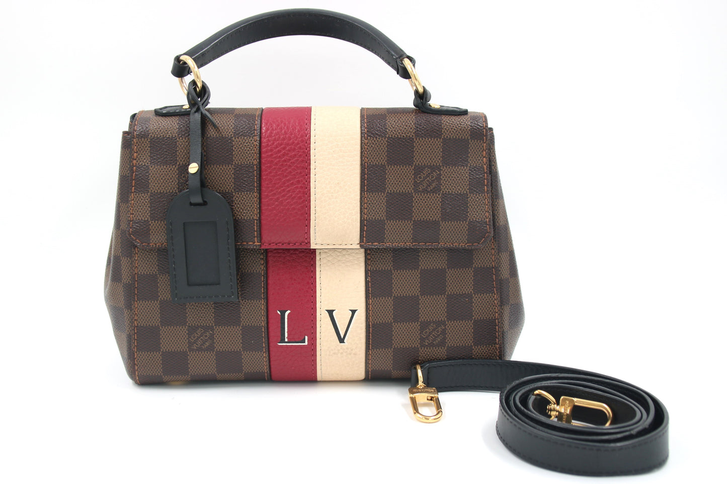 LOUIS VUITTON Damier Ebene Bond Street BB 2way Top Handle Bag