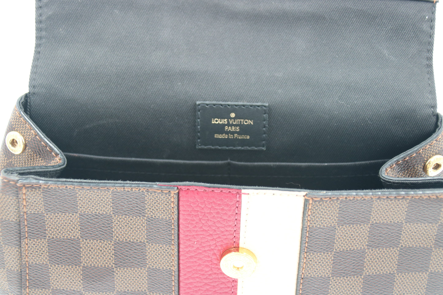 LOUIS VUITTON Damier Ebene Bond Street BB 2way Top Handle Bag