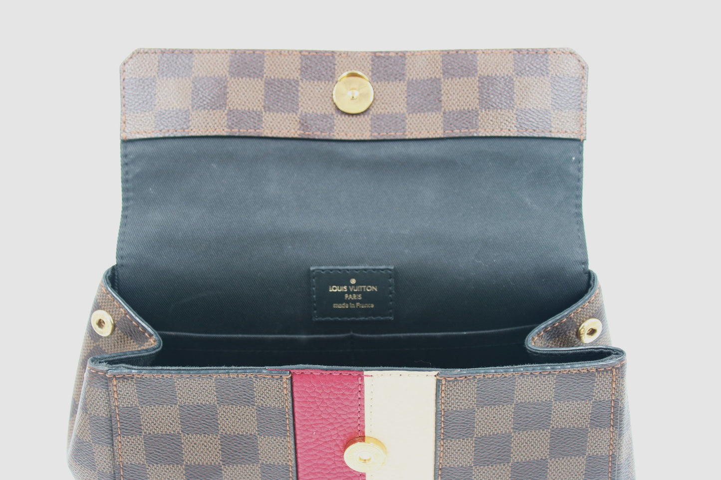 LOUIS VUITTON Damier Ebene Bond Street BB 2way Top Handle Bag