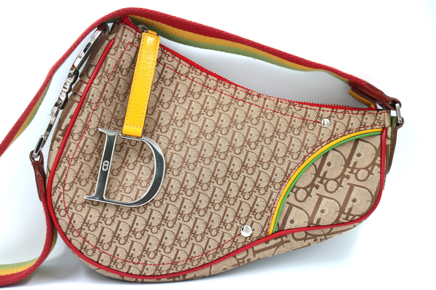 DIOR Diorissimo Rasta Saddle Bag