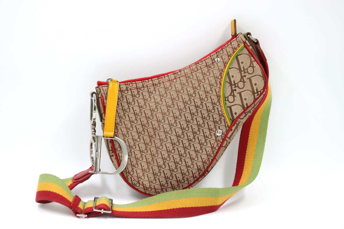 DIOR Diorissimo Rasta Saddle Bag