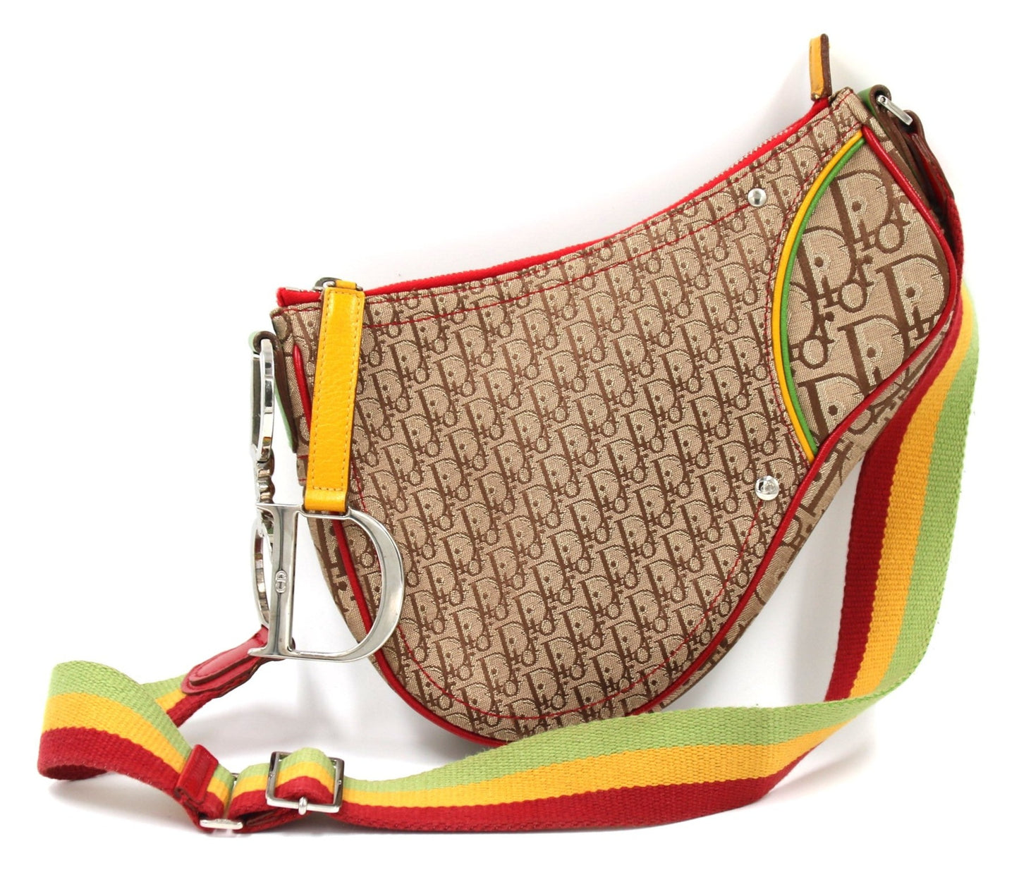 DIOR Diorissimo Rasta Saddle Bag