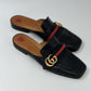 Gucci Black Slip-On Mules | Size IT 40 | Made in Italy