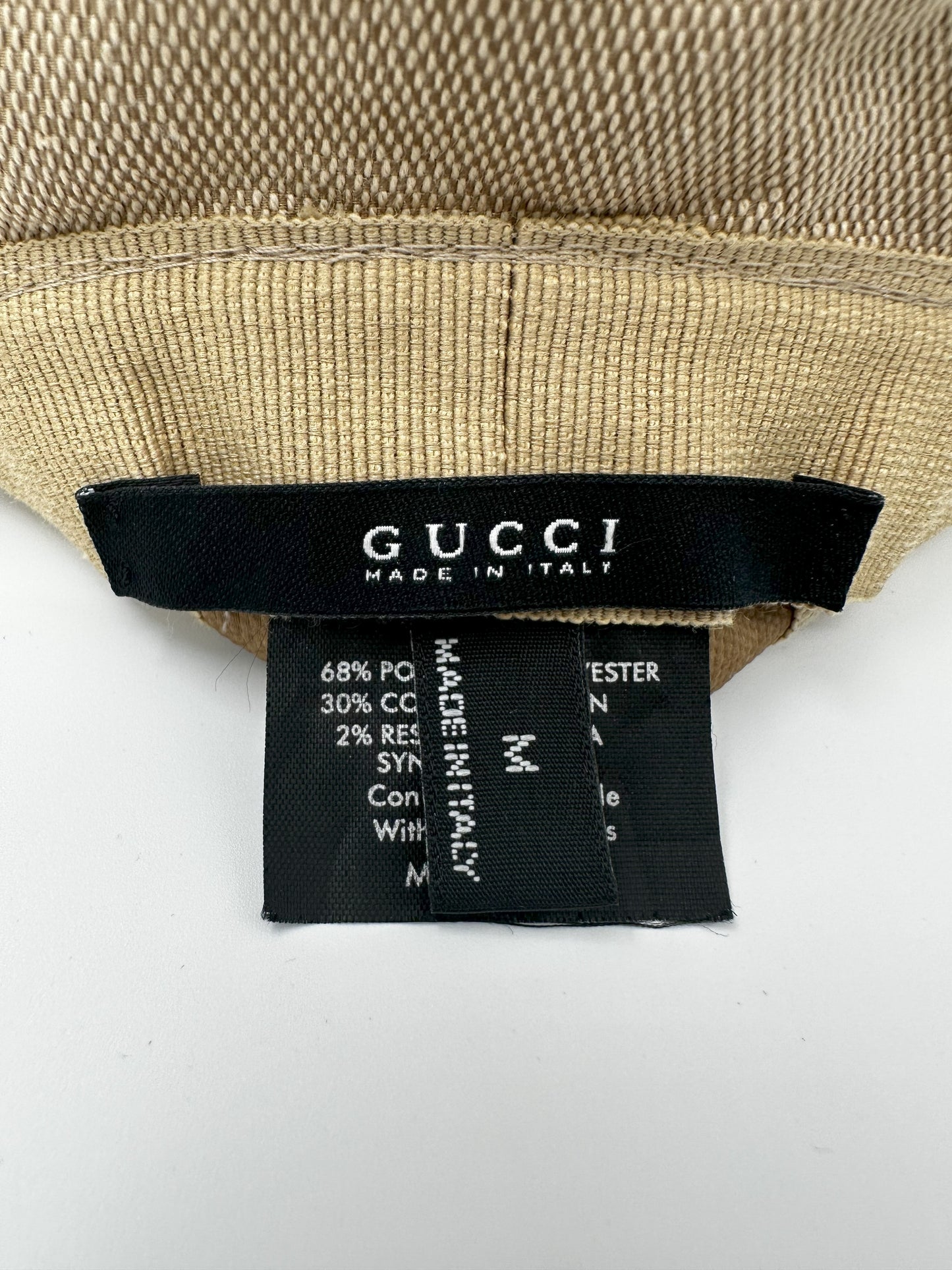 GUCCI Beige Bucket Hat