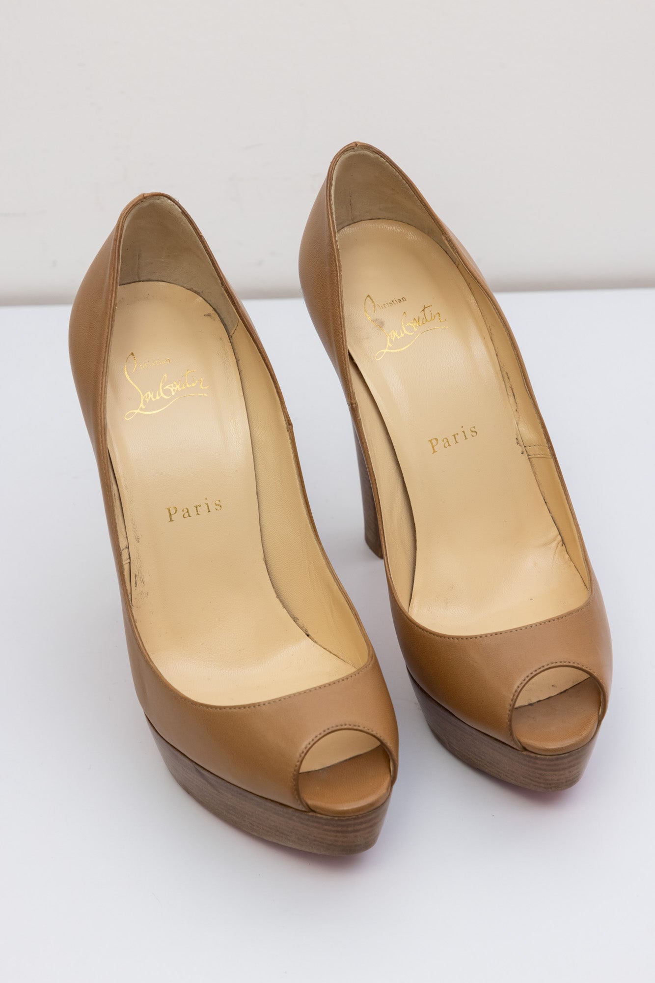 Christian Louboutin Tan Pumps