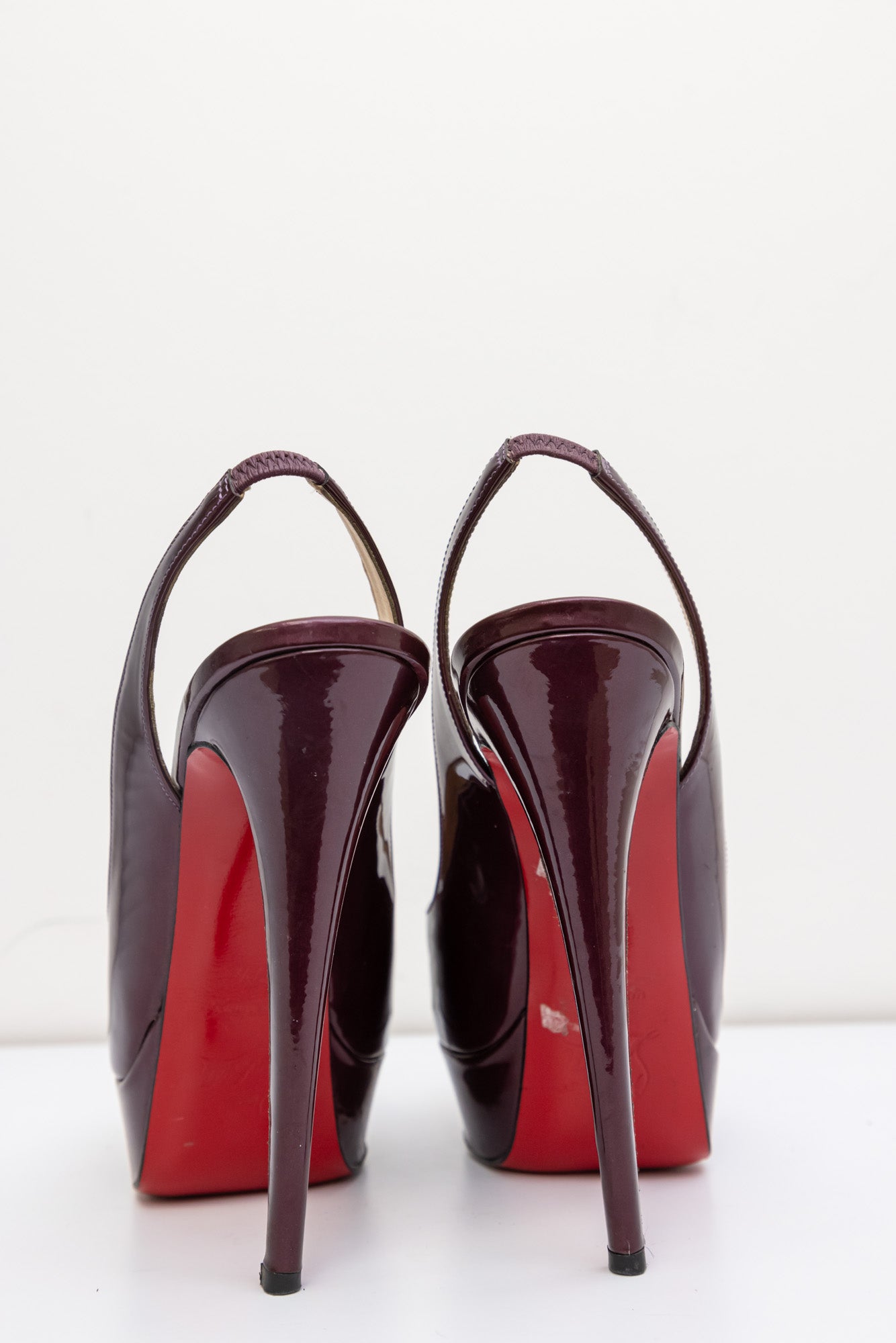 CHRISTIAN LOUBOUTIN Cathay Oxblood Patent Pumps