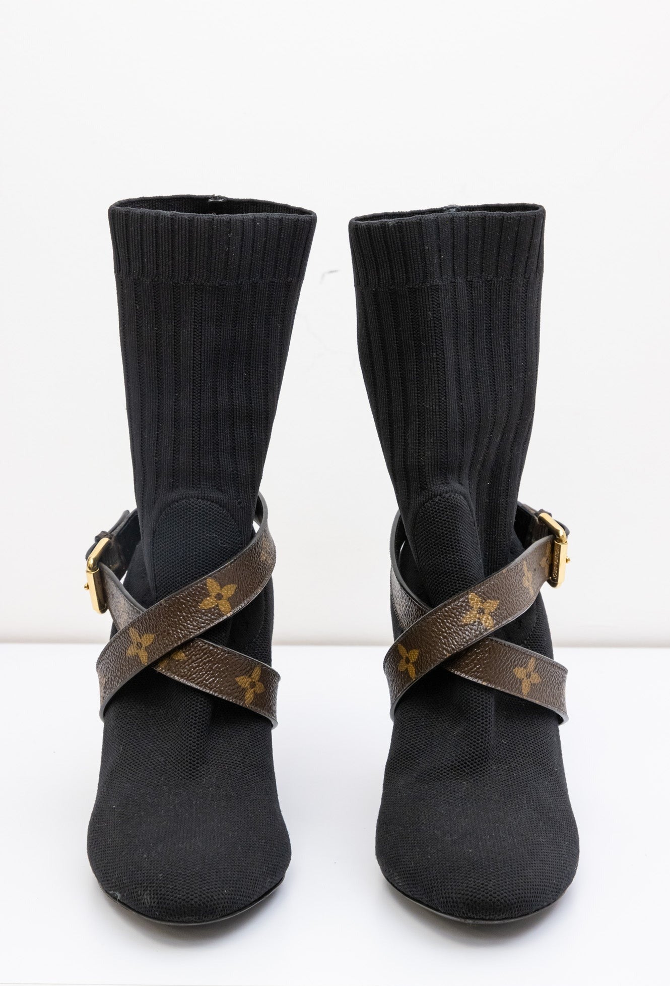 LOUIS VUITTON Silhouette Cloth Ankle Boots | Iconic Style