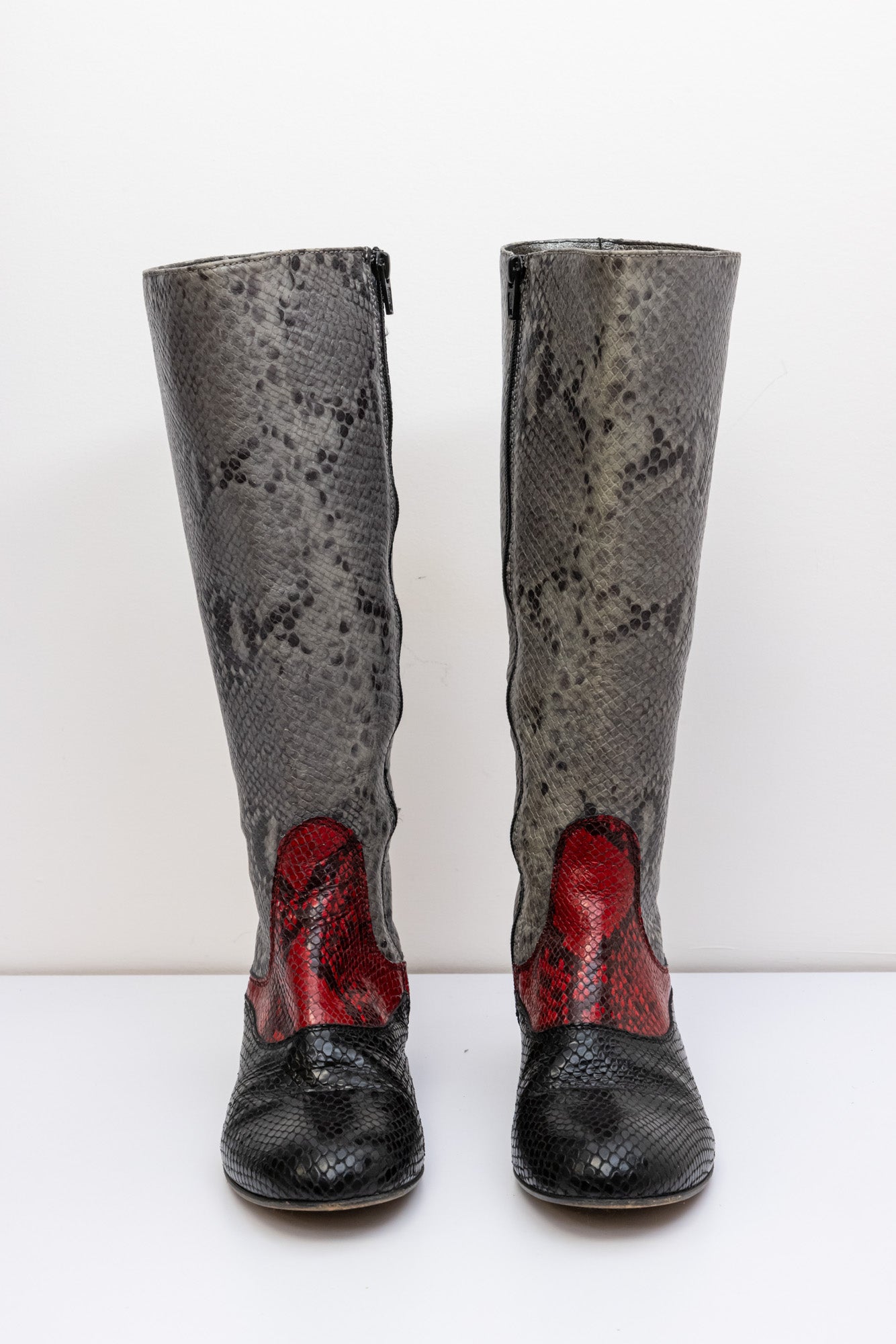 Missouri Crocodile Leather Knee-High Boots | IT 37 | Made in Italy