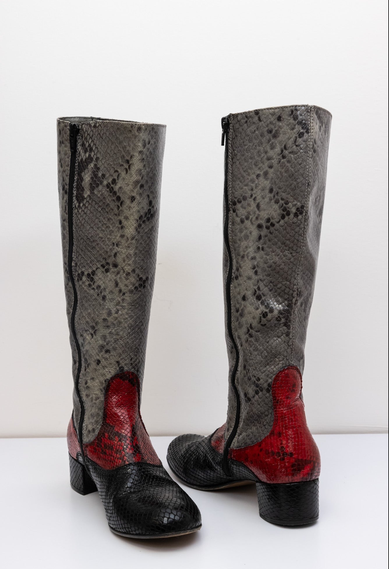 Missouri Crocodile Leather Knee-High Boots | IT 37 | Made in Italy