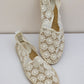 DOLCE & GABBANA Beige Lace Cotton Espadrilles | Size IT 37 | Very Good Condition | Made in Italy