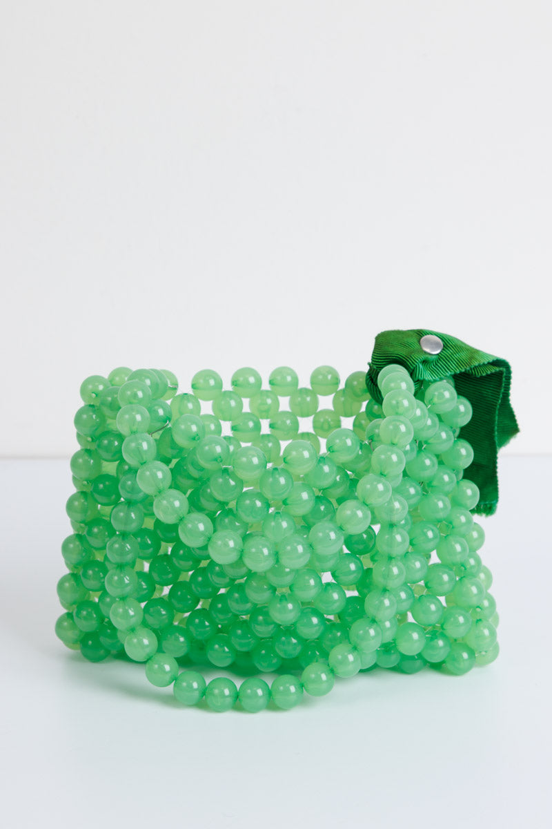 MiMiSol Mini Green Beads Girl Bag