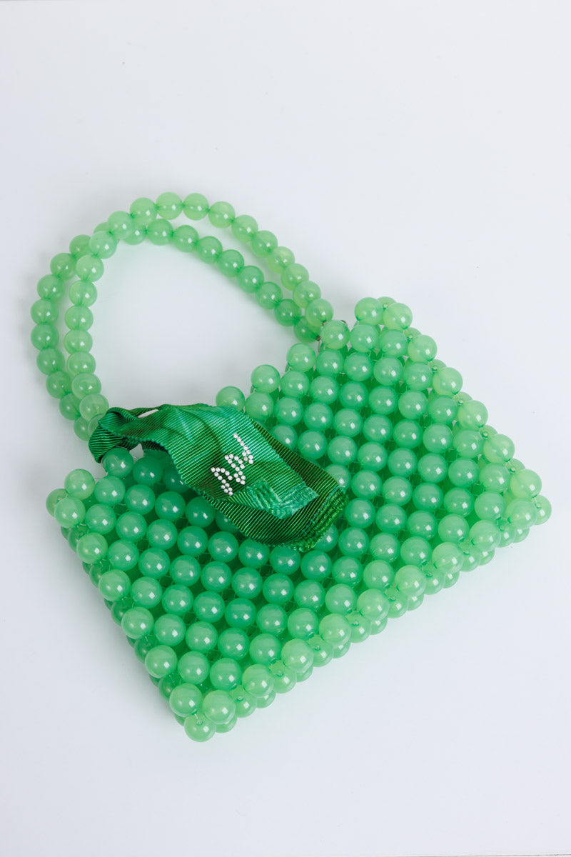 MiMiSol Mini Green Beads Girl Bag