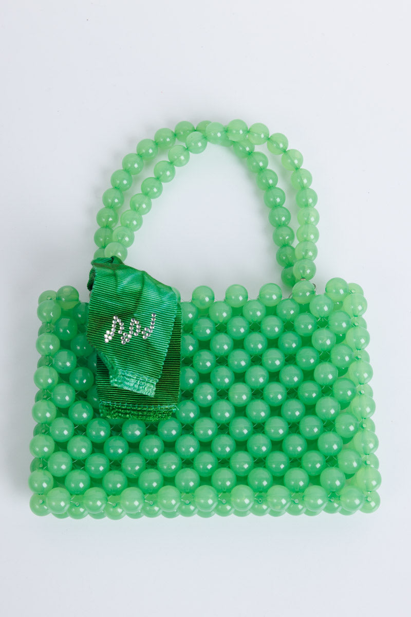 MiMiSol Mini Green Beads Girl Bag