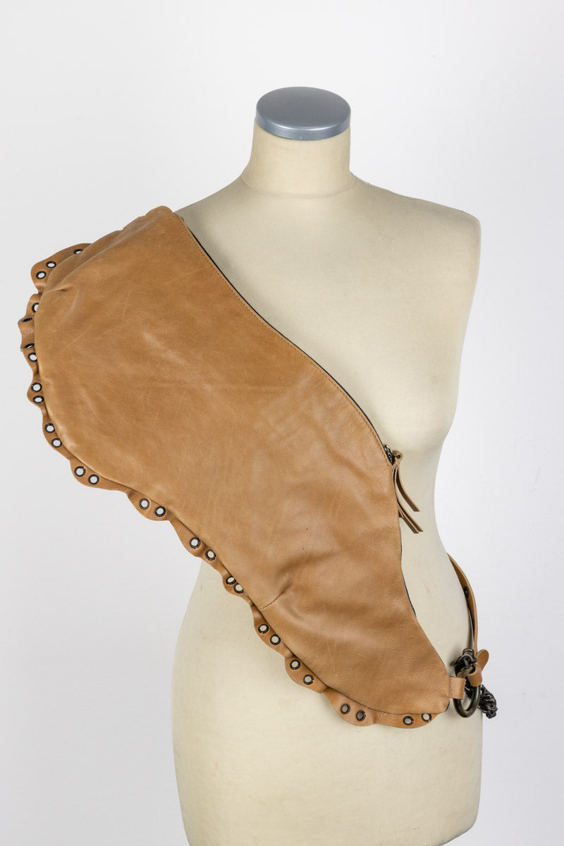 Sac VOYAGE MAZZILLI MICHIELSENS en jean vintage orné de crocodile