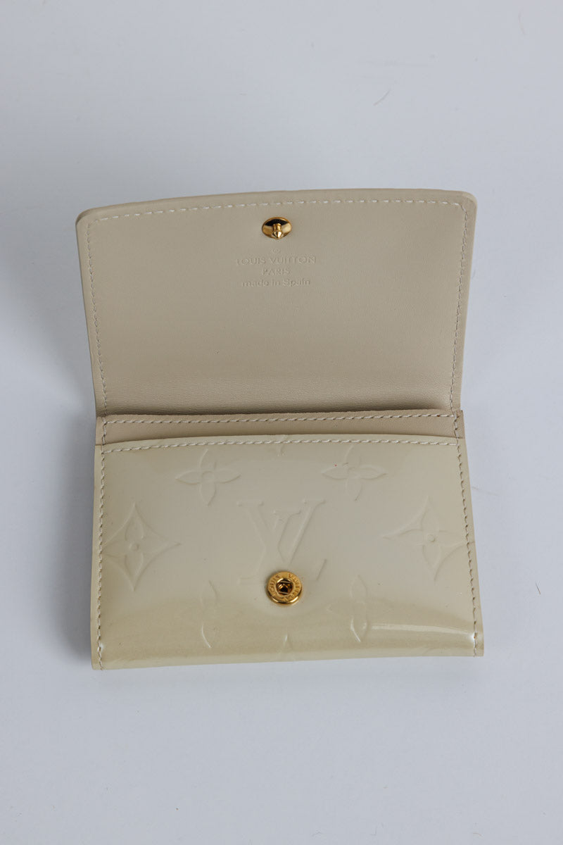 LOUIS VUITTON Perle Monogram Vernis Wallet