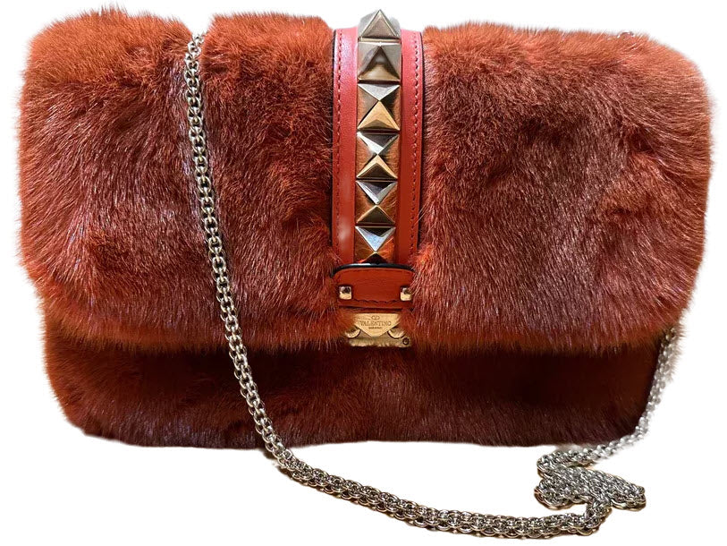 VALENTINO GARAVANI Mink Shoulder Bag | Luxurious and Stylish