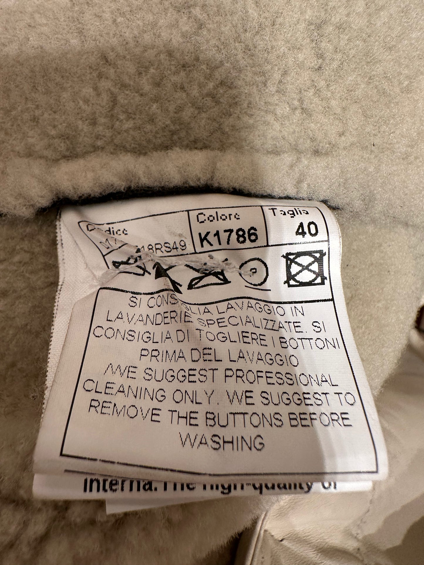 ERMANNO SCERVINO Серая куртка из кожи и меха