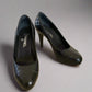 CHANEL Black Quilted Leather High Heels, Size 38 C - Timeless Elegance