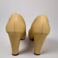 CHANEL Cap-Toe Two-Tone Pumps – Size 38C | Black Velvet & Beige Leather | Luxury Designer Shoes