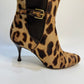 DOLCE & GABBANA Leopard Print Leather Boots - Size 41 | Made in Italy | Luxury Designer Footwear