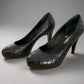 CHANEL Black Quilted Leather High Heels, Size 38 C - Timeless Elegance