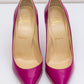Pink Magenta High Heels Red bottoms pointy toe pumps
