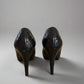 CHANEL Black Quilted Leather High Heels, Size 38 C - Timeless Elegance