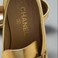 Chanel Metallic Gold Loafers – Size 38.5, Made in Italy | Iconic Luxury Shoes