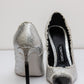 TOM FORD Silver Leather Heels Stiletto Pumps