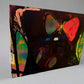 One-of-a-kind luxury art piece combining designer fashion and painting, perfect for collectors and high-end interiors.