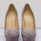 CHRISTIAN LOUBOUTIN Bianca Pastel Light Purple Suede Pump Heels | Size IT 35.5 | Very Good Condition | Made in Italy