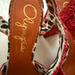 Charlotte Olympia Red Raffia Platform Heels – Size IT 38, Made in Italy, Almost New