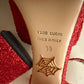 Charlotte Olympia Red Raffia Platform Heels – Size IT 38, Made in Italy, Almost New