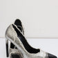 TOM FORD Silver Leather Heels Stiletto Pumps