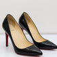 CHRISTIAN LOUBOUTIN Kate 100 point-toe leather pumps