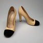 CHANEL Cap-Toe Two-Tone Pumps in size 38C