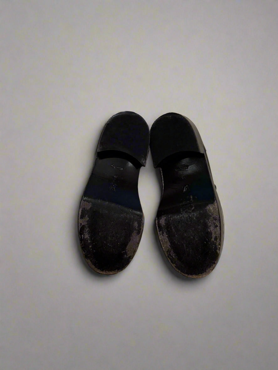 Sole of Louis Vuitton Monogram Loafers – Light Wear, Excellent Condition