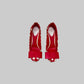 Authentic Louis Vuitton x Yayoi Kusama Red Patent Leather Polka Dot Pumps