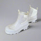 CHRISTIAN DIOR White Genesis Ankle Rubber Boots – Size 37, Modern Luxury