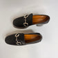 GUCCI Women's Black Platform Loafers with Horsebit size 37.5