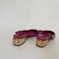 DOLCE & GABBANA Pink Block heel Slingback Sandals Size IT 40