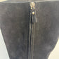 LOUIS VUITTON Black Suede Leather Boots - Size 40 | Excellent Condition - Luxury Footwear