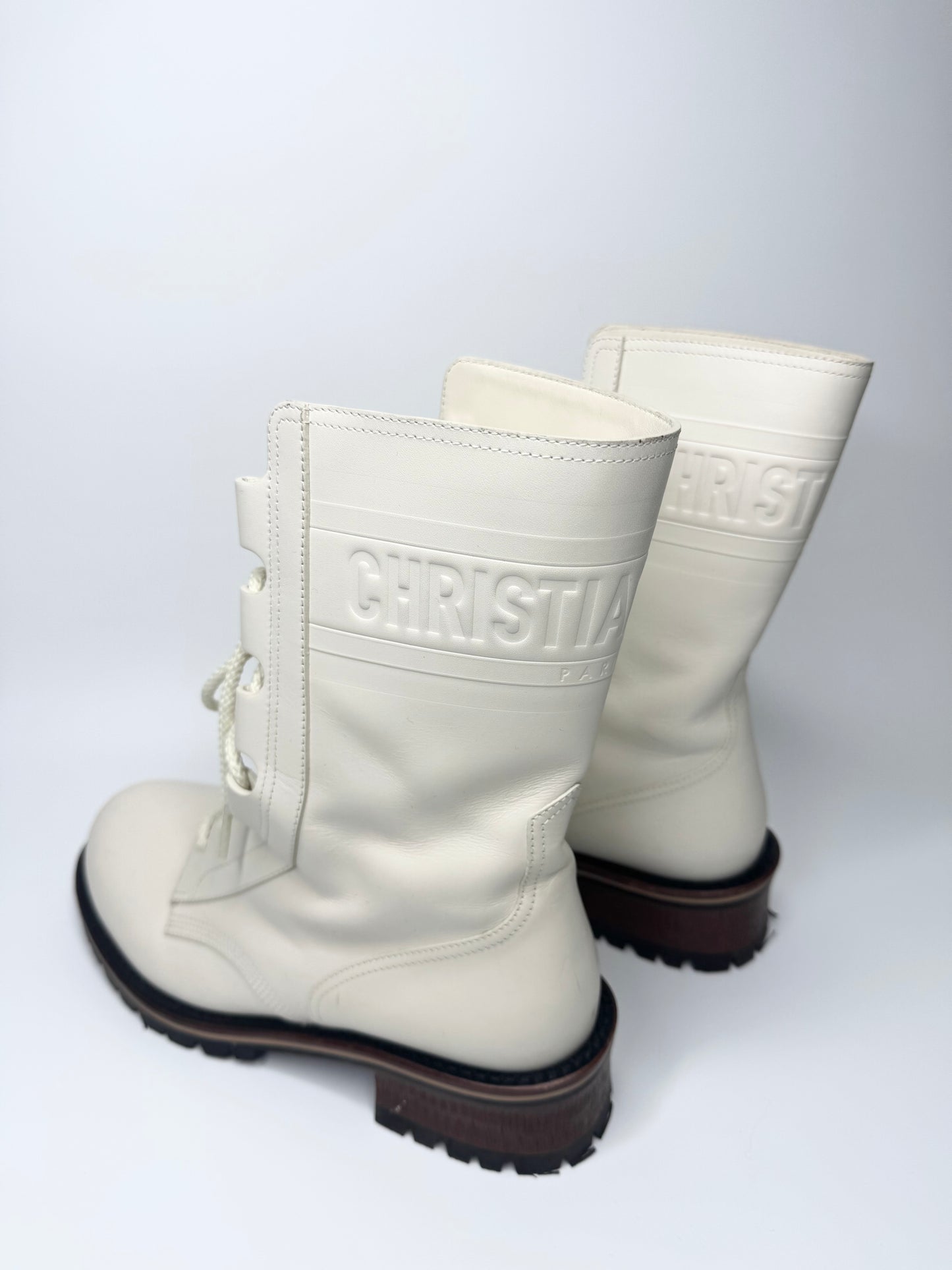 Christian Dior Leather Quest Tall Boots 