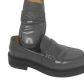 Christian Dior New Boy Grey Leather Flats 