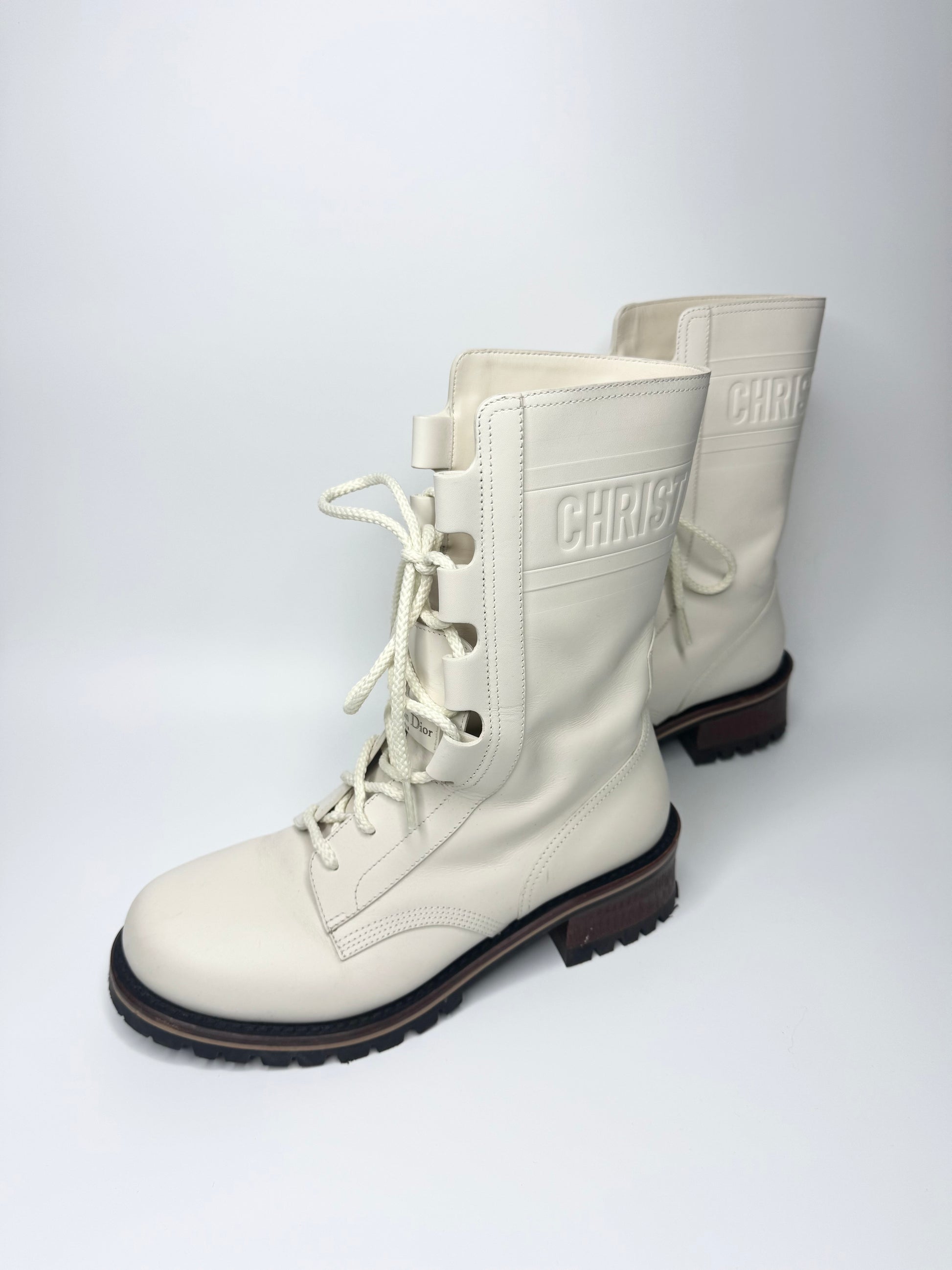 Christian Dior Leather Quest Tall Boots 